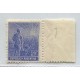 ARGENTINA 1915 GJ 381 LABRADOR PAPEL ITALIANO FILIGRANA HEXAGONOS VERTICALES DENTADO 13 1/4 ESTAMPILLA NUEVA MINT U$ 67,5 CON VARIEDAD DOBLE IMPRESIÓN PARCIAL DEL MARCO